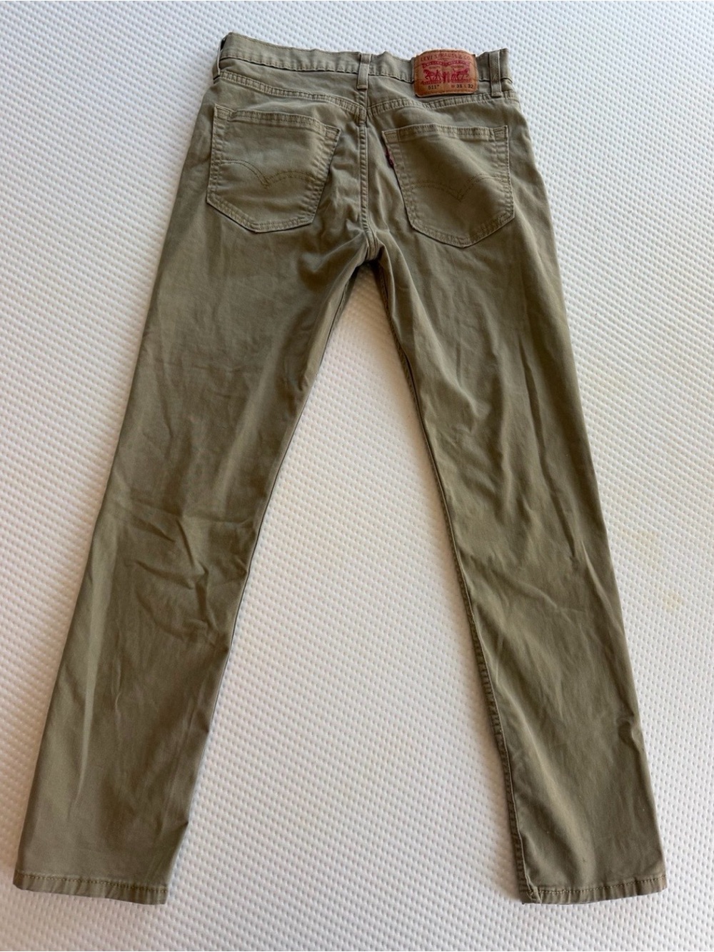 Levi’s 511 Slim Fit Pants Men’s 31x32 Olive Khaki